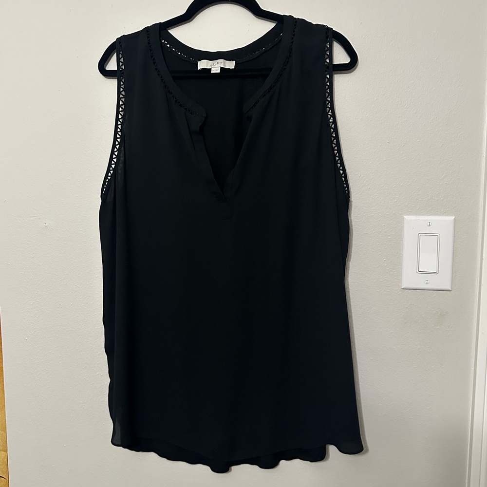 Elegant Black Sleeveless Top
